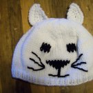 Child Size Cat Hat, Hand Knit - Free USA Shipping!