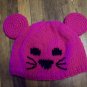 Child Size Mouse Hat, Hand Knit - Free USA Shipping!
