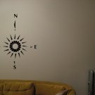 Vinyl Wall Art compass  15x15