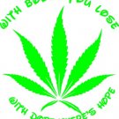 Vinyl Wall Art Marijuana Leaf