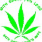Vinyl Wall Art Marijuana Leaf
