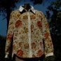Tapestry & White Leather Jacket