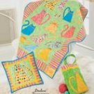Simplicity 2575 Kitty Quilt, wallhanging and totebag
