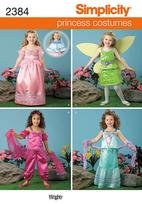Simplicity 2384 princess costumes 3-8