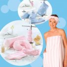 Simplicity 4747 Misses' Bath Wrap and Spa Accessories
