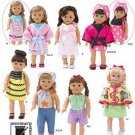 Simplicity 2302 18" doll clothes by Precious Patterns.