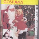McCalls 8992 Santa Claus Costume, Bag and Doll 38-40