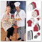 MCCALLS 2233  Misses & Men Uniform Chef Jacket & Pants 34-36
