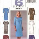 Butterick 4224 Misses 6 Sew Easy Straight Dresses 20-24