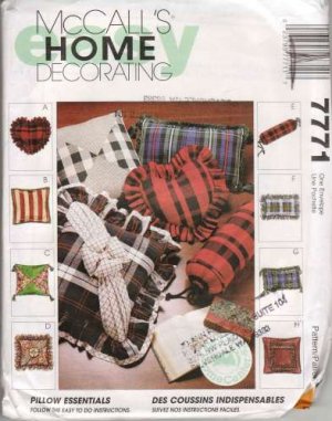 McCall's 7771 Pillow essentials
