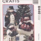McCall's 8440 Faye Wine Snowman Family