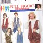 Simplicity 7296 Womens Reversible Vest 18W-24W