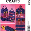 McCall's 4739 Fashion Doll Sleeping Bag, Totes, Organizer