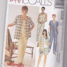 McCalls 2208 Women's Shirt, Dress Or Top, Pull-On Pants Or Shorts 28-50