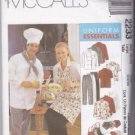 MCCALLS 2233  Misses & Men Uniform Chef Jacket & Pants 42-44
