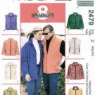 McCalls 2479 Unisex Polar Gear Jacket and Vest Uncut Size s-l