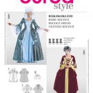 Burda 2447 17th Century Costume Dress 10-26