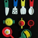 kawaii eraser pencil rubber kitchen tool set 9pcs