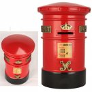 Red round British  Post box Money Bank / Souvenir/piggy coin