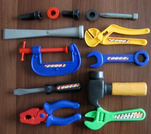 Super Big Kid Tool Toy set/boy pretend build 13pcs/play