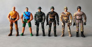 1:18 Army men toy soldier 6pcs