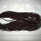 50pcs jewelry suede cord with lobster 2mm