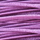 100m purple suede jewelry cord 2mm