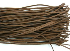 80m dark coffee wax cotton jewelry cord 2mm