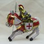 Red Cross Tin wind up Toy Horse Knight Ridder
