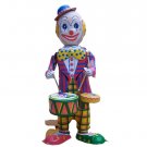 teenager collectible TIN WIN UP toy CLOWN DRUMMER