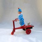 teenager collectible TIN WIN UP toy CYCLING CLOWN