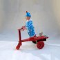 teenager collectible TIN WIN UP toy CYCLING CLOWN