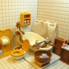 Doll house Miniature toilet Bathroom pretend toy NIB