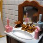 Doll house Miniature toilet Bathroom pretend toy NIB