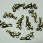 Lot of 1000 Dollhouse mini Brass GUN pistol toy/jewelry charm CM860