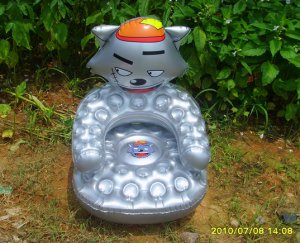 Inflatable wolf Sofa /Swimming Seat/ Float Sofa for Kid