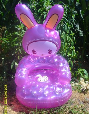 Inflatable Rabbit Sofa /Swimming Seat/ Float Sofa for Kid