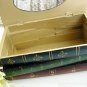 Wooden Stack Book Wood Tissue Box Holder Gift/Deco