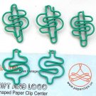 Lot of 96pcs Paper Clip $ DOLLAR $ Shaped/bookmark