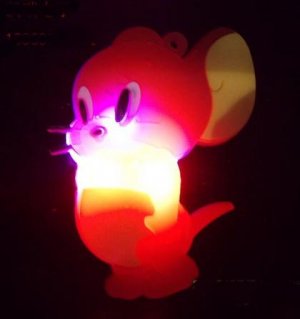 Lot of 25pcs Mouse/Mice Animal Pin Brooch Luminous Party Favor