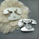 Lot of 60pcs mini telephone Doll House miniature/Fashion jewelry charm A1
