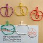Lot of 96pcs Paper Clip APPLE Shaped/bookmark