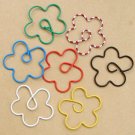 Lot of 96pcs Paper Clip ✿ Flower ✿ Shaped/bookmark