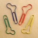 Lot of 96pcs Paper Clip Strange Bone Shaped/bookmark
