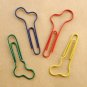 Lot of 96pcs Paper Clip Strange Bone Shaped/bookmark
