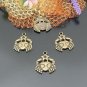 Lot of 300pcs mini Brass Cancer(crab) doll house miniature toy/jewelry Charm CM934