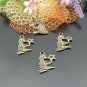 Lot of 300pcs mini Brass the Virgin doll house miniature toy/jewelry Charm