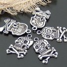 Lot of 500pcs mini ☠Skull☠ doll house miniature toy/jewelry Charm