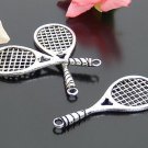 Lot of 100pcs mini Badminton Racket doll house miniature toy/jewelry Charm