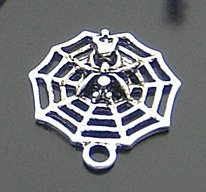 Lot of 100pcs mini Spider Web Halloween doll house miniature toy/jewelry Charm
